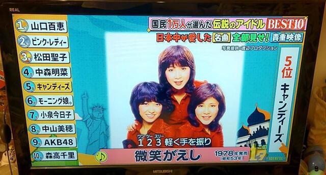 2025.02.07(金) 伝説のアイドルランキング！ 1位山口百恵/2位ﾋﾟﾝｸﾚﾃﾞｨｰ