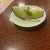 デザートのメロン。
