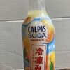 カルピスソーダ　冷凍みかん