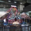デリー空港空港外の「ディワリ」お祭りの飾り