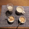 デザートは自家製ヨーグルトときな粉