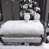 愛方が作った雪だるま