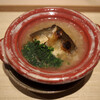 日本料理 佐々「小本川 鮎 + 田沢湖 月輪熊」
