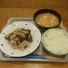 豚肉と茄子炒め定食