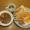 カレートースト目玉焼きセット