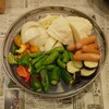 お肉以外を準備