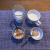 デザートは自家製ヨーグルトときな粉