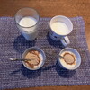 デザートは自家製ヨーグルトときな粉