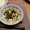 小松菜と豆腐の和え物