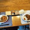 ランチは一晩おきカレーと祭りの弁当