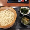 1日のランチは丸亀うどん　半額