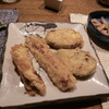 かしわ天とちくわにサツマイモ