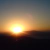 伊豆高原から望む日の出