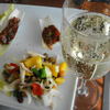 CAVAと前菜のサラダ2種