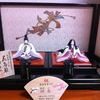 ささやかですが，我が家のひな人形です