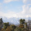 松本城より常念岳遠望