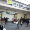 朝七時半．千葉駅東口正面全面シャッター