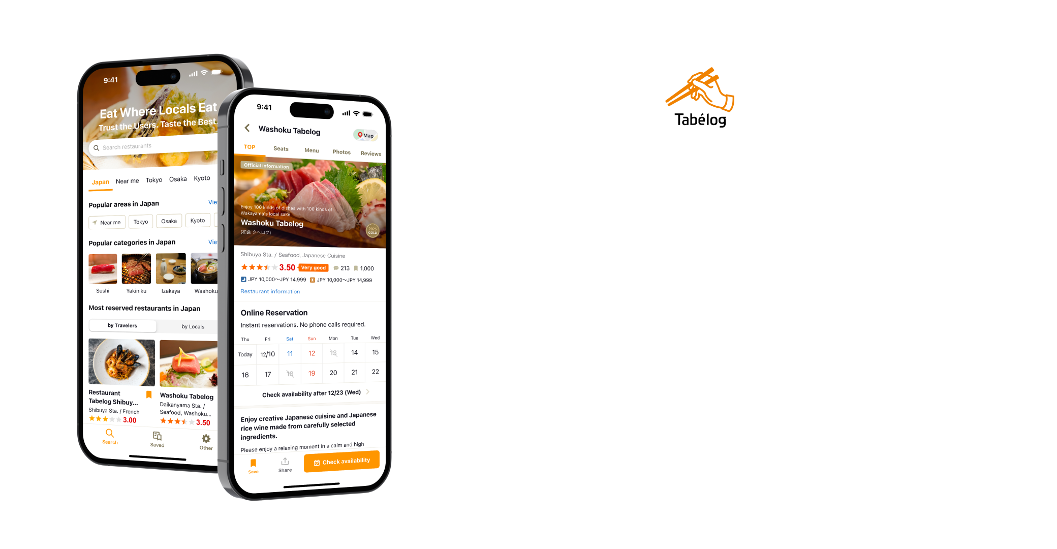 The most downloaded restaurant search app in Japan for international travelers