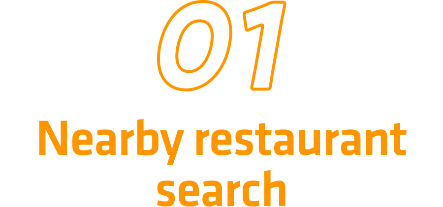 1 Nearby restaurant search