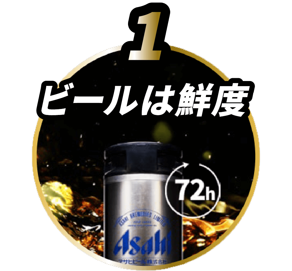 1 ビールは鮮度