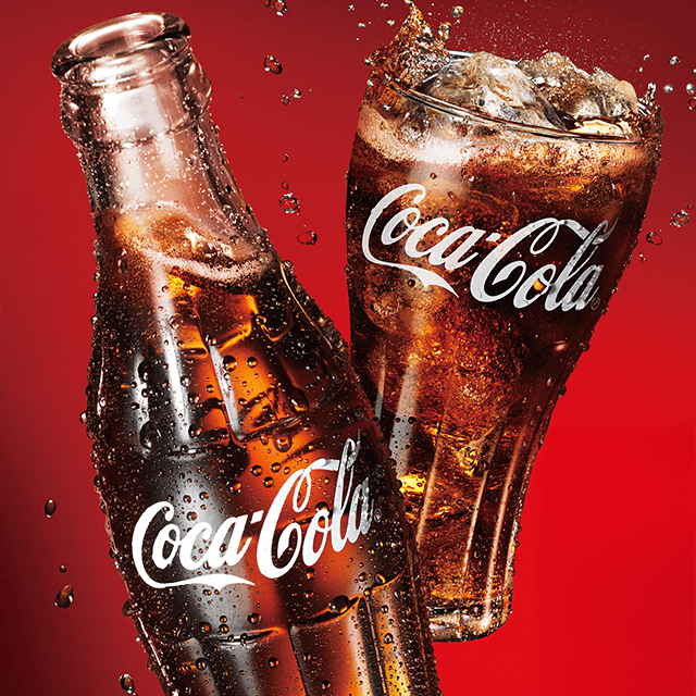 瓶コークが楽しめる