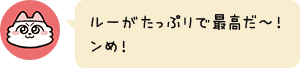 ルーがたっぷりで最高だ〜!ンめ!