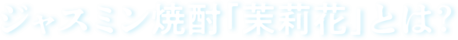 ジャスミン焼酎「茉莉花」とは？