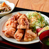 梅山鉄平食堂 - メイン写真:鶏もものから揚げ定食
