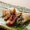 定谷 - 料理写真:ぷりっぷりな牡蠣とベーコンソテー