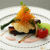 レストラン プルメリア - メイン写真:鱈ムニエル ビーツを効かせた バンブランソース