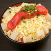 月島もんじゃ がってん - 料理写真:・明太もちチーズ１３５０円
　　定番！トッピングに海苔がおすすめ
