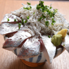 小田原漁港 とと丸食堂 - 料理写真:鯵とシラス2色丼