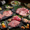 かね竹 - 料理写真:兵庫本店名物の焼きしゃぶの入った豪華コースです♪