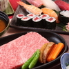 Matsuki sushi - 料理写真:当地自慢の飛騨牛ステーキと寿司、グルメも満足する『飛騨牛会席コース』