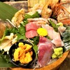 北海道ダイニング 小樽食堂 - 料理写真:特上刺身盛り～大漁盛り 七種　新鮮！旨い！魚介・季節の魚を盛り込んだお値打ちの『桶』\2,200(二人前)