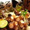 MARUYOSHI - 料理写真:新鮮な魚介も鉄板で！