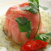 Hifumiya - 料理写真:新しい味わい『冷やしトマトとモッツァレラの生ハム包み』