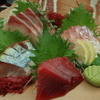Hachijoujima - 料理写真:新鮮！特選お造り三点盛￥1680　今ならサービスで四点盛です！