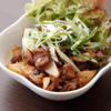 Ganso Chikaraniku Miyoshi - 料理写真:『すじポッカ』韓国では「ボッカ」、炒めるとか和えるという意味だとか。関西では身近な食材、牛スジ入りです。