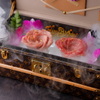 Ushio To - 料理写真:フルール『本物のルイヴィトンを使用した玉手箱』お祝いに最適お肉の盛り合わせ。フルール頼まれた方は優先的に半個室にご案内致します