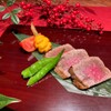 Amenochihare - 料理写真:和牛もも肉の塩麹漬け焼き