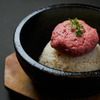 Ootaki - 料理写真:国産黒毛和牛(A5)使用の生ハンバーグを石鍋
