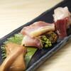 心水 - 料理写真:花尾鶏　刺身盛り合せ◎　産地直送だからこその美味しさ！　