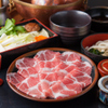しゃぶ亭 - 料理写真:モチモチッとした歯ごたえのある『特選豚しゃぶコース』