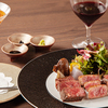 加藤牛肉店 小川のうに - メイン写真:小川のうにとコンソメジュレの前菜と山形牛の鉄板焼き