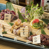 Katsuichi - メイン写真:肉刺し(若鶏もも肉、若鶏ムネ肉、白肝)