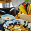 いろり舎 六月六日 - 料理写真:味付けホルモンがメインの『ホルモン焼セット』