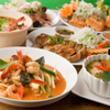Bankokkuponishokudou - 料理写真:タイ料理の定番ばかりを贅沢に楽しめるお得なコース
