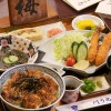 Kawa Ume - 料理写真:川うめ丼 お得セット…\3,150　川うめ丼・エビフライ・酢の物・うまき・漬け物・肝吸