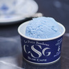 CSG BLUE CAFE AOYAMA - 料理写真:CSG BLUE CAFEでは、本格イタリアンジェラートがおすすめ。フレッシュさ、濃厚さを追求した、こだわり製法で仕上ました。
                      
                      "ブルーミントミルク"は、バタフライピーを使ったクールな青が大人っぽい フレッシュのミントを使っているので、香りはほんのり爽やかでとても上品。